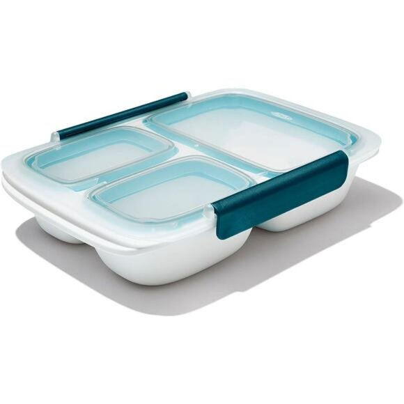 Leakproof Bento Lunch Box Divided Food Container Microwave Dishwasher Safe - Picture 1 of 7